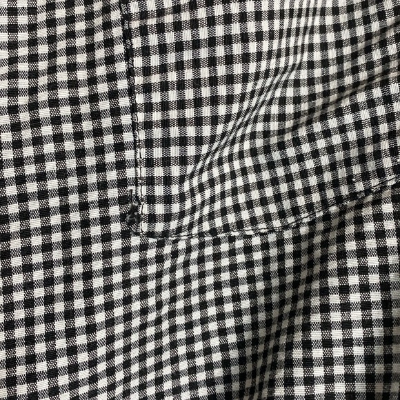 Gingham Tie Front Blouse - Picture 4 of 5